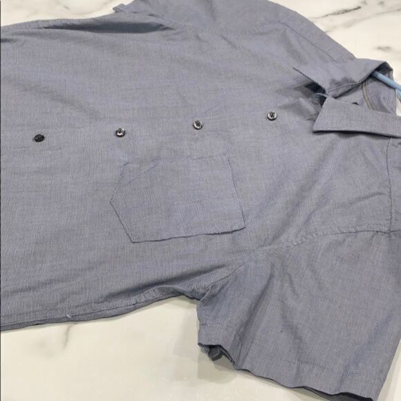 J. Ferrar Men’s Slim Fit Short Sleeve Button Sz. L - Picture 3 of 5